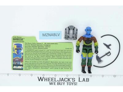 Barbecue V2 100% Complete G.I. Joe 1989 Hasbro Vintage Action Figure