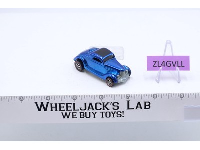 Classic 36 Ford Coupe Blue Hot Wheels 1968 Redline Vintage Mattel RL NM