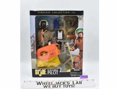 Scramble Pilot RARE BLACK GI Joe Timeless Collection III MISB NEW Hasbro 2000