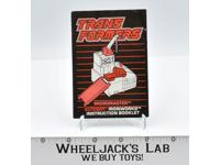 Ironworks Action Figure Vintage Instruction Manual 1988 Hasbro G1 Transformers