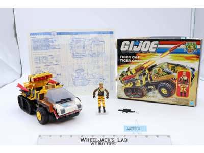 Tiger Cat 100% Complete W/BOX 1988 GI Joe Vintage Hasbro Vehicle Action Figure