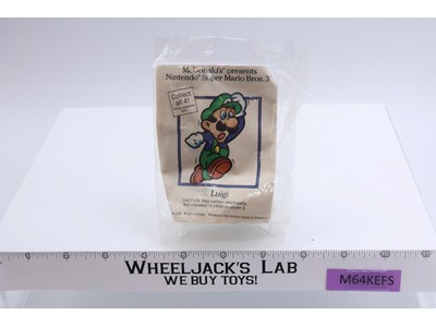 Luigi Nintendo Super Mario Bros 3 McDonald's Happy Meal Toy1989 MISP NEW