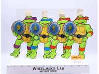 Lot of 4 Collector Pins Teenage Mutant Ninja Turtles 1990 Ace Novelty Co.