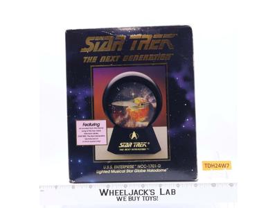 U.S.S. Enterprise Lighted Snow Globe Star Trek 1992 Paramount Pictures MIB