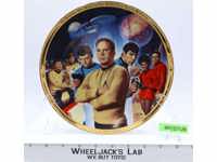 Cast 25th Anniversary Commemorative Plate Star Trek 1991 Hamilton Collection