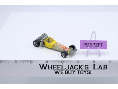 Odd Rod Yellow w/ Flames 1975 Hot Wheels Blackwall Mattel Vintage Hong Kong