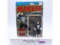 The Punisher Cap Firing Weapons W/Cardback Marvel Super Heroes 1990 Toy Biz
