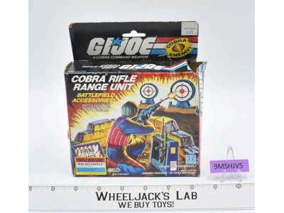 Cobra Rifle Range Unit 100% Complete W/Box GI Joe 1985 Action Figure