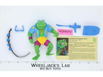 Genghis Frog 100% Complete Teenage Mutant Ninja Turtle TMNT Playmates 1989