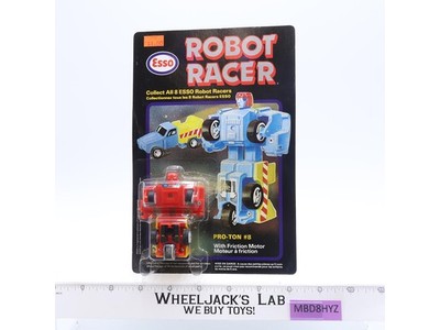 Pro-Ton #8 W/Friction Motor RED Gobot KO Robot Racer 1980s Esso Figure NEW MOSC