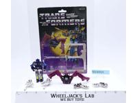 Ratbat & Frenzy 100% Complete W/CARDBACK 1986 Vintage G1 Transformers