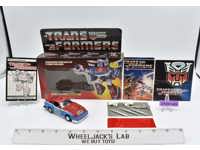 Smokescreen W/Box 100% Complete 1985 Vintage Hasbro G1 Transformers Figure