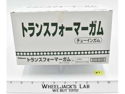 Fight! Super Robot Lifeform #7 Transformers Tomy Takara Kabaya Gum 4 Box of 8