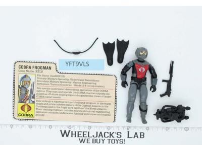 Eels V1 100% Complete G.I. Joe 1985 Hasbro Vintage Action Figure