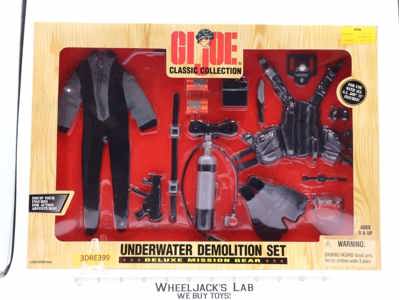 Underwater Demolition Set Deluxe Mission Set GI Joe Classic Collection MISB 1998