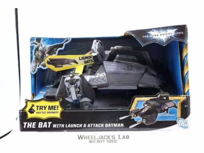 The Bat W/ Launch & Attack Batman The Dark Knight 2011 Mattel NEW MISB SEALED