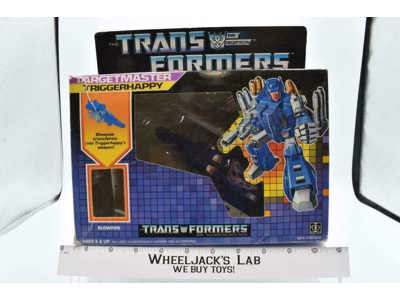 Triggerhappy MIB 100% Complete 1987 Vintage G1 Transformers Action Figure