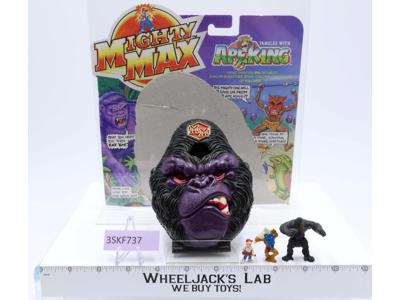 Ape King 100% Complete Dome Zones Mighty Max 1993 Bluebird Toys Action Figure