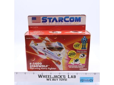 F-1400 Starwolf Starcom 1987 Coleco Vintage Action Figure Vehicle NEW SEALED