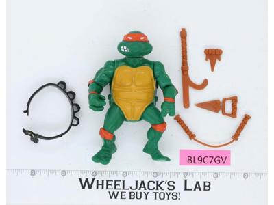 Michaelangelo HARD HEAD Teenage Mutant Ninja Turtles 1988 Playmates Figure