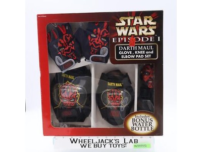 Darth Maul Glove, Knee & Elbow Pad Set Star Wars Episode 1 NEW SEALED