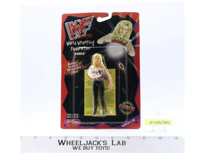 Sable Bend-Ems WWF 1998 Just Toys 4.5" NEW MOSC SEALED
