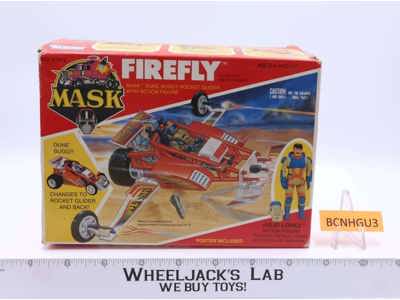 Firefly W/ Julio Lopez 100% Complete MASK 1986 Kenner Action Figure Vehicle