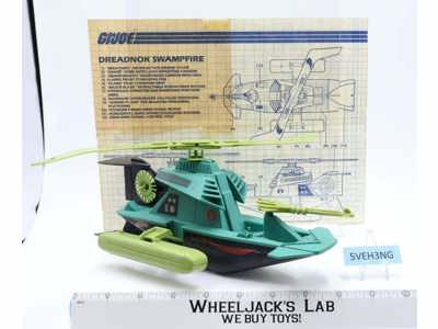 Dreadnok Swampfire 100% Complete 1986 GI Joe Hasbro Vintage Vehicle