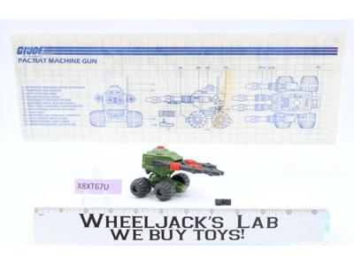 Pac/Rat Machine Gun 100% Complete G.I. Joe 1983 Hasbro Action Figure Vehicle