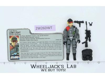 Low-Light V1 100% Complete G.I. Joe 1986 Hasbro Vintage Action Figure