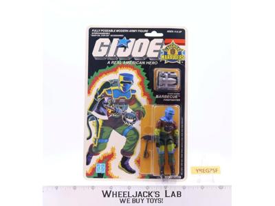 Barbecue GI Joe Slaughter's Marauders 1989 Hasbro Figure NEW MOSC SEALED
