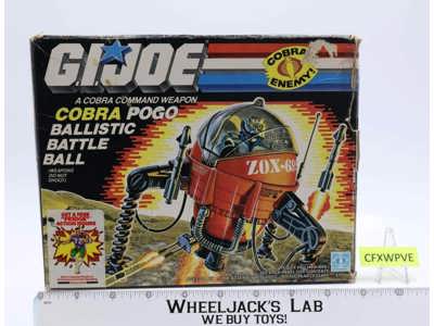 Cobra Pogo Ballistic Pod 100% Complete W/Box GI Joe 1987 Hasbro Figure Vehicle
