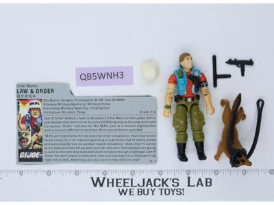 Law & Order V1 100% Complete G.I. Joe 1987 Hasbro Vintage Action Figure