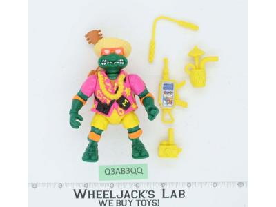 Beachcombin' Mike 100% Complete Teenage Mutant Ninja Turtles TMNT Playmates 1990