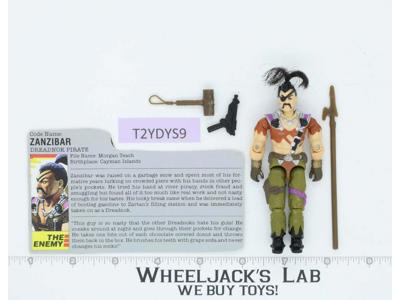 Zanzibar V1 100% Complete G.I. Joe 1987 Hasbro Vintage Action Figure