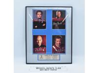 Heroes of the Frontier Picard Kirk Janeway Sisko Star Trek AUTOGRAPHED Plaque