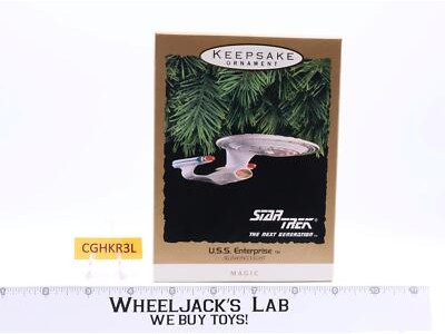 U.S.S. Enterprise Star Trek MAGIC Keepsake Ornament 1993 Hallmark MIB