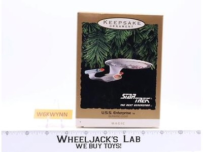 U.S.S. Enterprise Star Trek MAGIC Keepsake Ornament 1993 Hallmark MIB