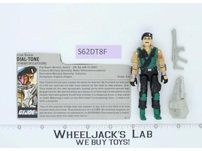 Dial-Tone V1 100% Complete G.I. Joe 1986 Hasbro Vintage Action Figure