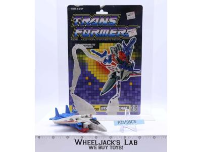 Starscream LEGENDS 100% Complete W/CARDBACK 1989 Vintage G1 Transformers Figure