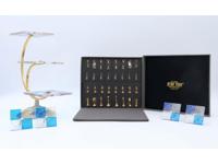 Tridimensional Chess Set 100% Complete Star Trek 1994 Franklin Mint MIB