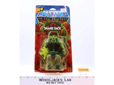 Snake Face Masters of the Universe MOTU 1986 Mattel MOSC SEALED NEW Action