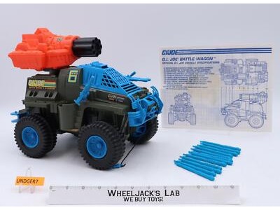Battle Wagon 100% Complete 1991 GI Joe Hasbro Vintage Action Figure Vehicle