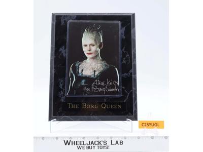 The Borg Queen Star Trek First Contact Alice Krige AUTOGRAPHED 9x7 Plaque