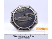 Encounter at Farpoint Pewter Plate Star Trek 1997 The Franklin Mint
