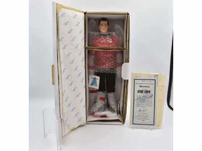 Scotty Porcelain Doll 14" The Hamilton Collection Vintage Star Trek 1989 MIB