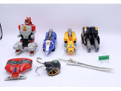 Dino Megazord 100% Complete Power Rangers 1991 Bandai Vintage 9" Action Figure