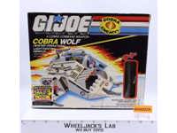 Cobra Wolf Vehicle 100% Complete W/Box G.I. Joe 1987 Hasbro Vintage Vehicle