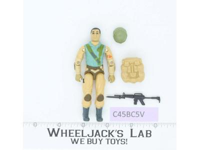 Airborne V1 100% Complete G.I. Joe 1983 Hasbro Vintage Action Figure