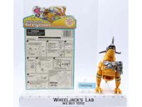 Graymon to Metal Graymon Digimon Digivolving Digivolve 2000 Bandai Action Figure